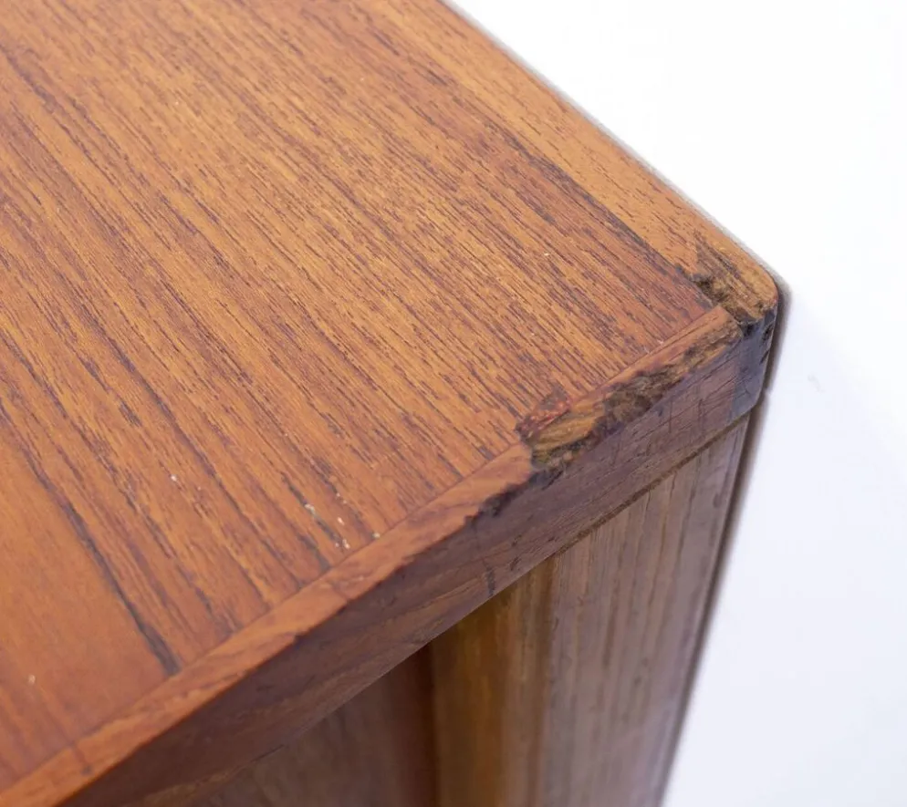 Table de maquillage en teck Gordon Russell du milieu du siècle