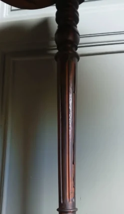 Table de milieu, bureau Napoléon III en bois massif 19ème siècle
