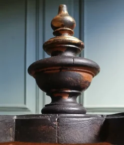 Table de milieu, bureau Napoléon III en bois massif 19ème siècle