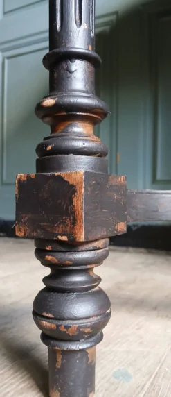 Table de milieu, bureau Napoléon III en bois massif 19ème siècle