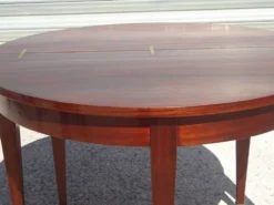Table demi-lune, console de style Empire