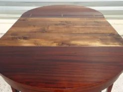 Table demi-lune, console de style Empire
