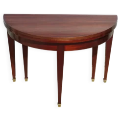 Table demi-lune, console de style Empire