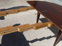 Table demi-lune, console de style Empire