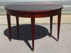 Table demi-lune, console de style Empire