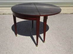 Table demi-lune, console de style Empire