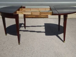 Table demi-lune, console de style Empire