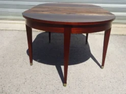 Table demi-lune, console de style Empire
