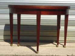 Table demi-lune, console de style Empire
