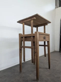 Table de métier bureau escamotable