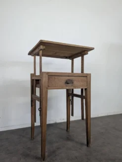 Table de métier bureau escamotable