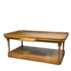 Table de métiers 19ème en sapin d'origine anglaise
