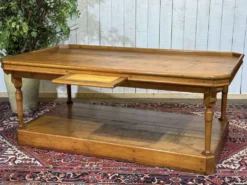 Table de métiers 19ème en sapin d'origine anglaise