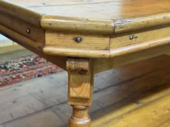 Table de métiers 19ème en sapin d'origine anglaise