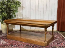 Table de métiers 19ème en sapin d'origine anglaise