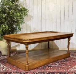 Table de métiers 19ème en sapin d'origine anglaise