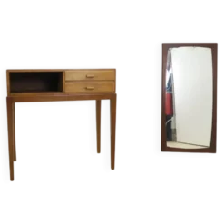 Table d'entrée en hêtre, années 1960