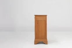 Table de nuit Art Déco en bois de pin, France, années 1930