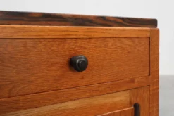 Table de nuit Art Nouveau "Amsterdamse School", Pays-Bas vers 1925
