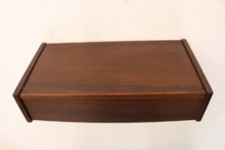 Table de nuit flottante en palissandre, 1 tiroir, Danemark 1970