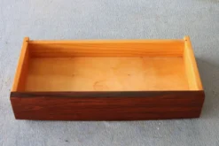 Table de nuit flottante en palissandre, 1 tiroir, Danemark 1970