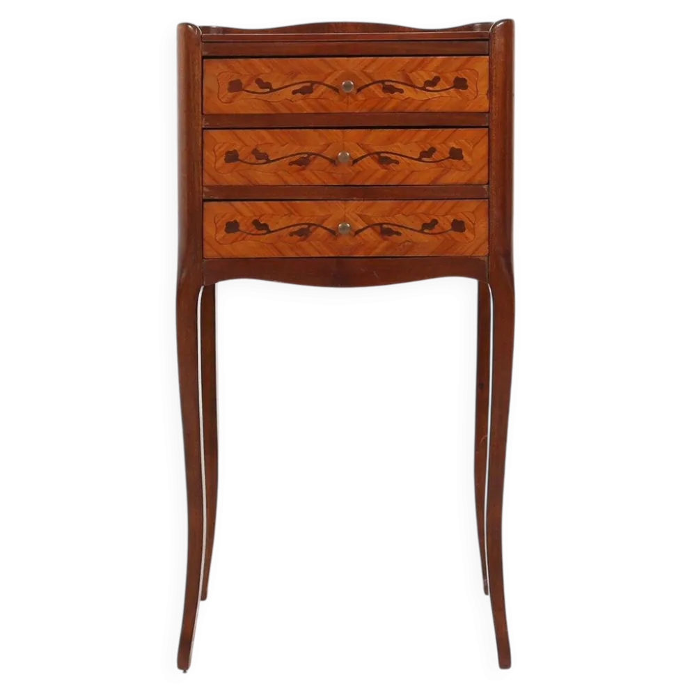 Table de nuit ou petit cabinet de style Napoléon III du 20e siècle