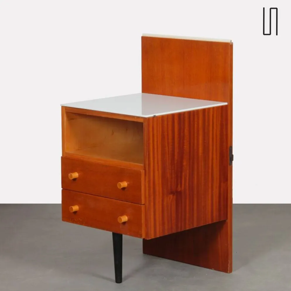 Table de nuit par Mojmir Pozar pour UP Zavody, 1960