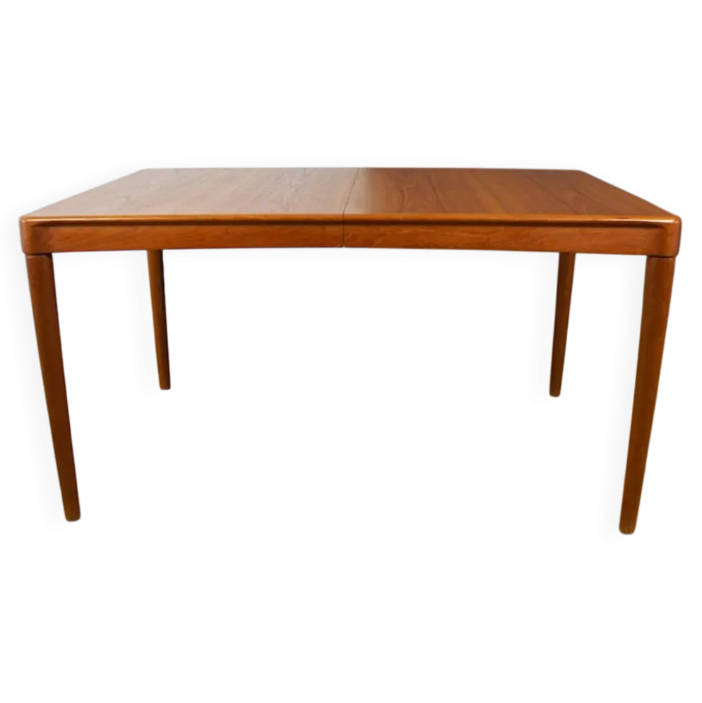 Table de Repas Danoise en Teck de Henry Walter Klein Édition Bramin 1960