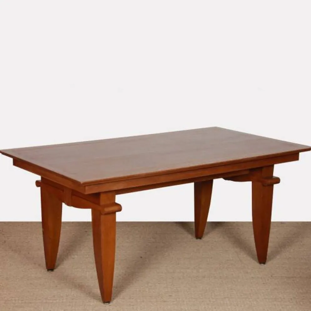 Table de repas en chêne, travail français des années 1940