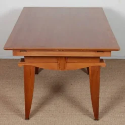 Table de repas en chêne, travail français des années 1940