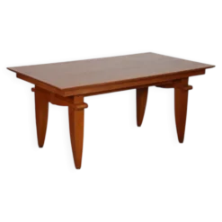 Table de repas en chêne, travail français des années 1940