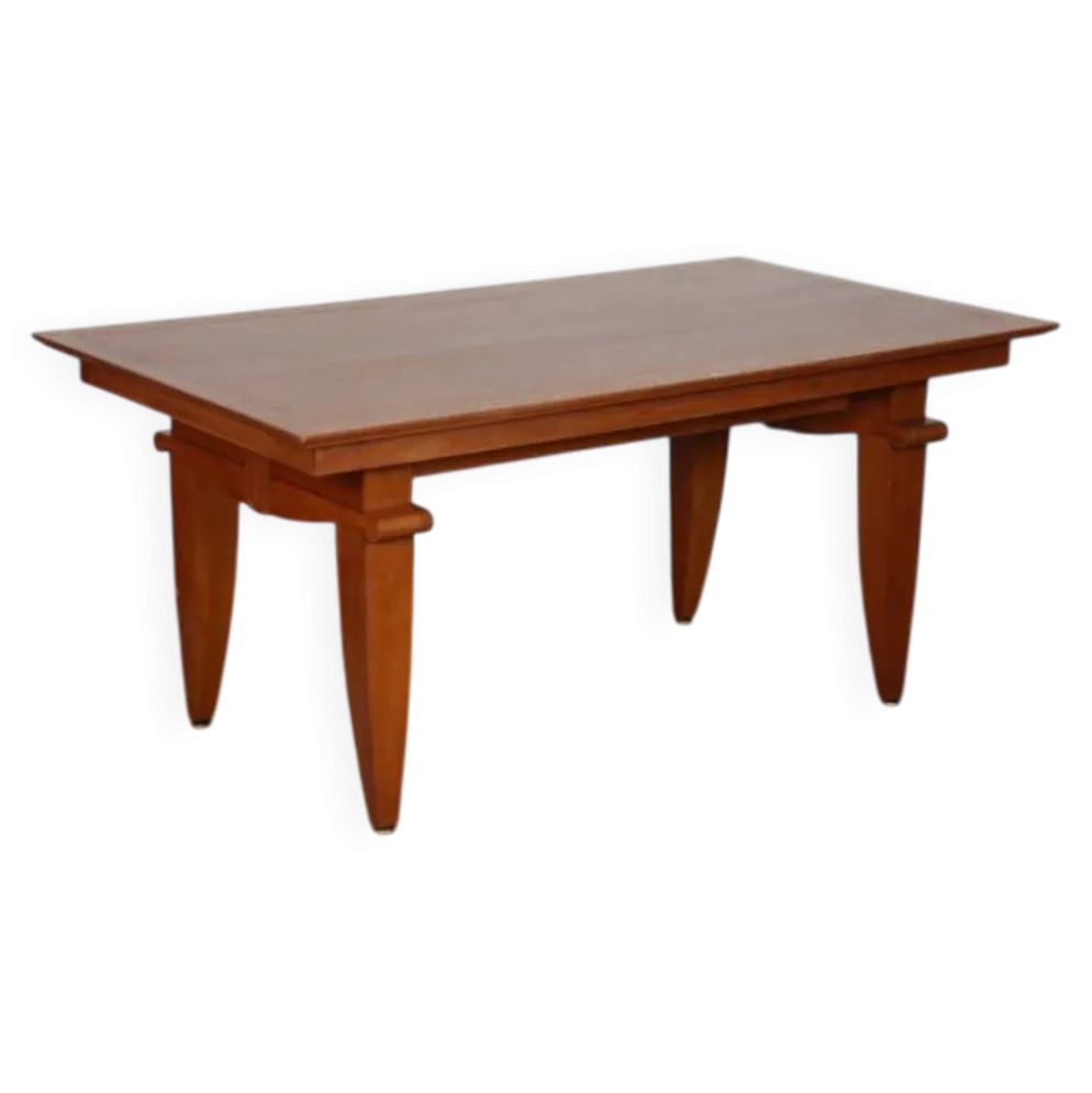 Table de repas en chêne, travail français des années 1940