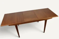 Table de repas extensible danoise en teck – années 1960