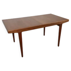 Table de repas extensible danoise en teck – années 1960