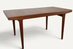 Table de repas extensible danoise en teck – années 1960