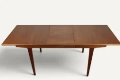 Table de repas extensible danoise en teck – années 1960