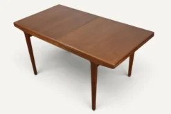 Table de repas extensible danoise en teck – années 1960
