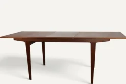 Table de repas extensible danoise en teck – années 1960