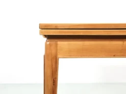 Table de repas extensible en acajou blond