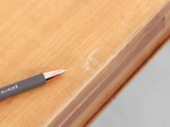 Table de repas extensible en acajou blond