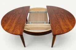Table de repas extensible en teck, années 1960