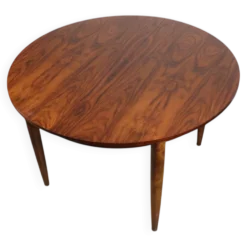 Table de repas extensible en teck, années 1960