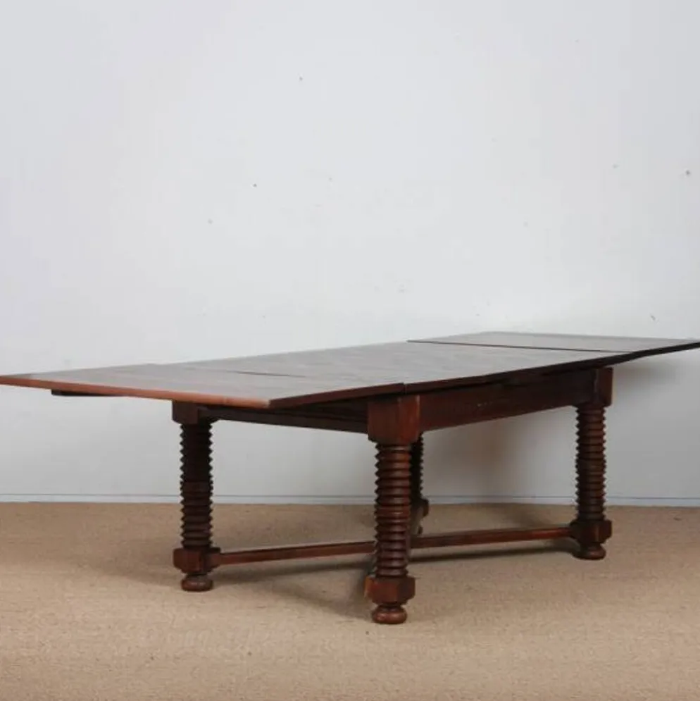 Table de repas extensible, travail français des années 1940