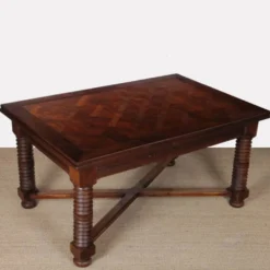 Table de repas extensible, travail français des années 1940