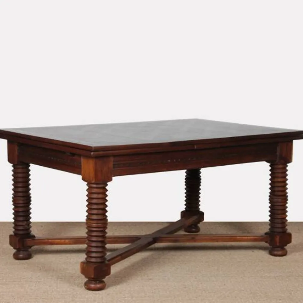 Table de repas extensible, travail français des années 1940