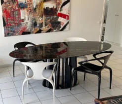 Table de repas Ivresse Roche Bobois + 4 chaises