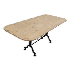 Table de restaurant bistrot en fonte -1m76