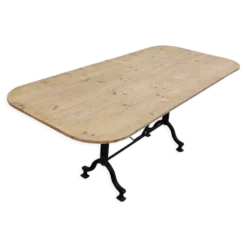 Table de restaurant bistrot en fonte -1m76
