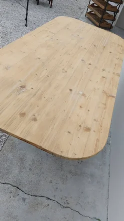 Table de restaurant bistrot en fonte -1m76