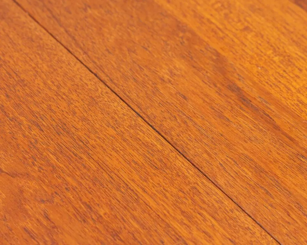 Table de salle à manger années 70 en teck massif, au design scandinave